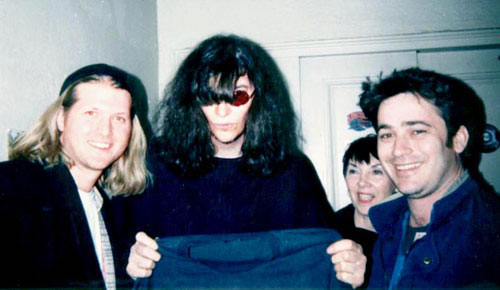 BRUCE, JOEY RAMONE, JOEY'S MOM CHARLOTTE, & ROCCO